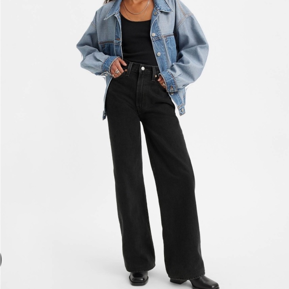 Levi’s ribcage wide leg jeans